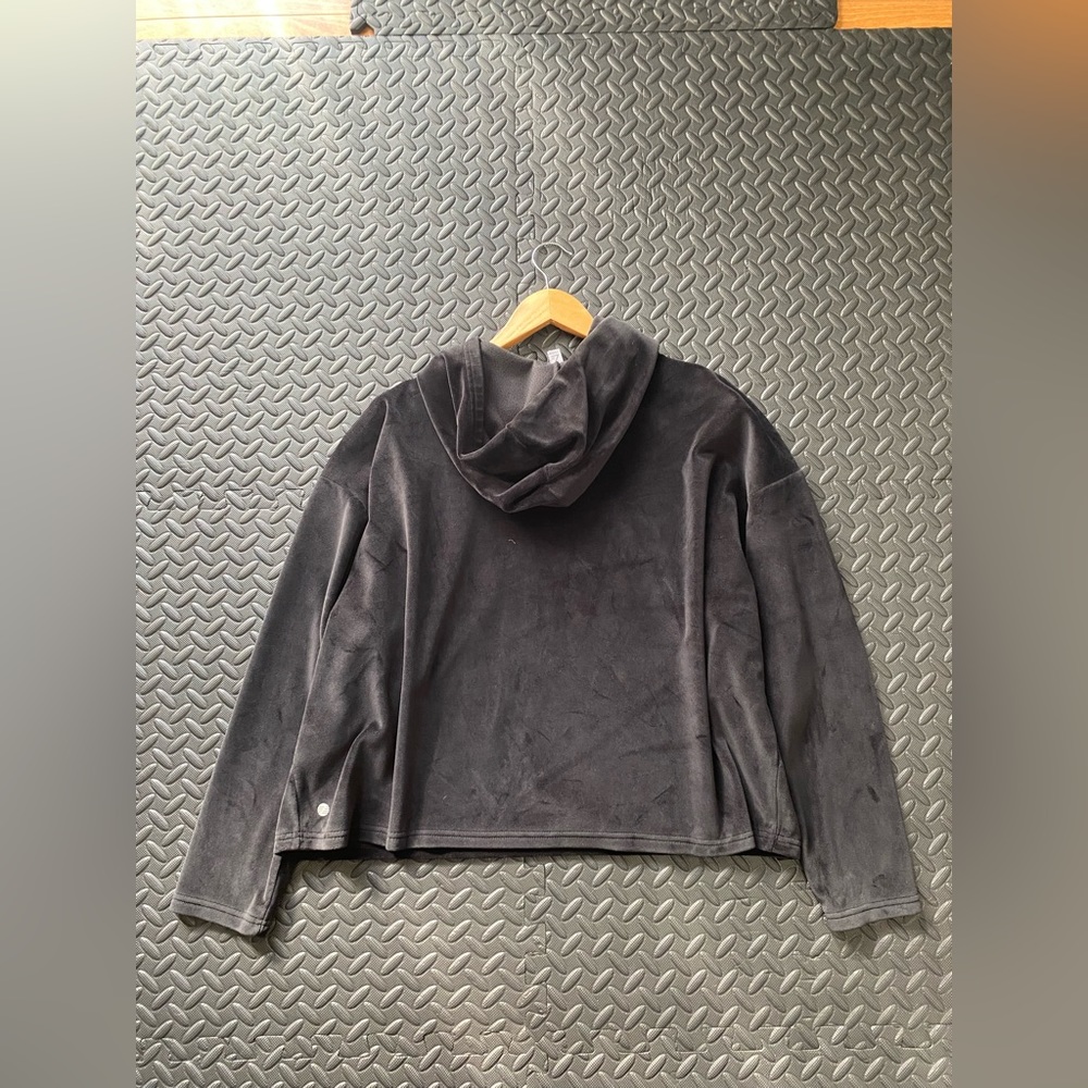 Z by Zella Velour Hoodie & Pants Bundle | size xl | Black - Picture 4 of 6